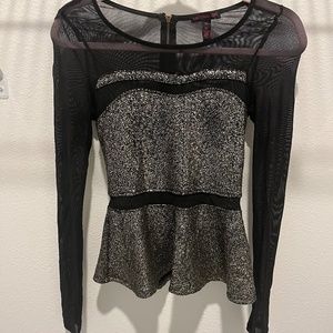 crop lace night out blouse